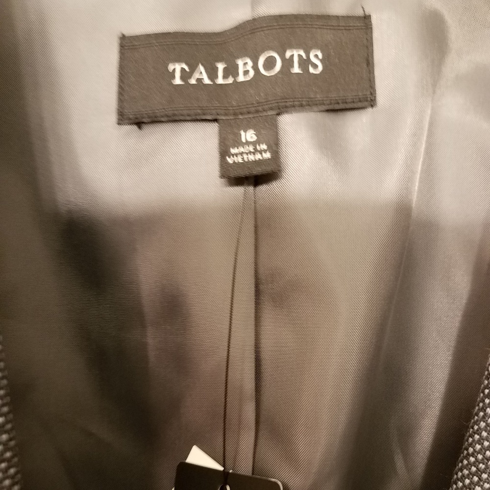 Talbots Perfect Gray Lightweight Jacket - Picture 2 of 8